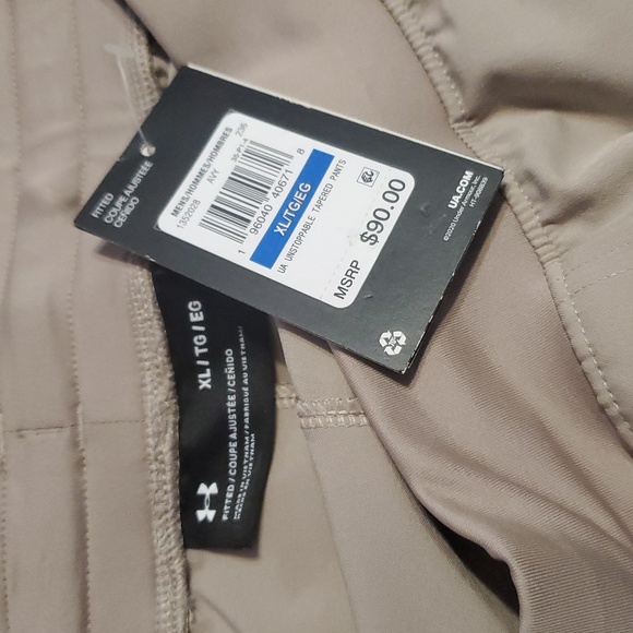 NWT Under Armour Men's Unstoppable Tapered Athletic Pants XL - Picture 4 of 8